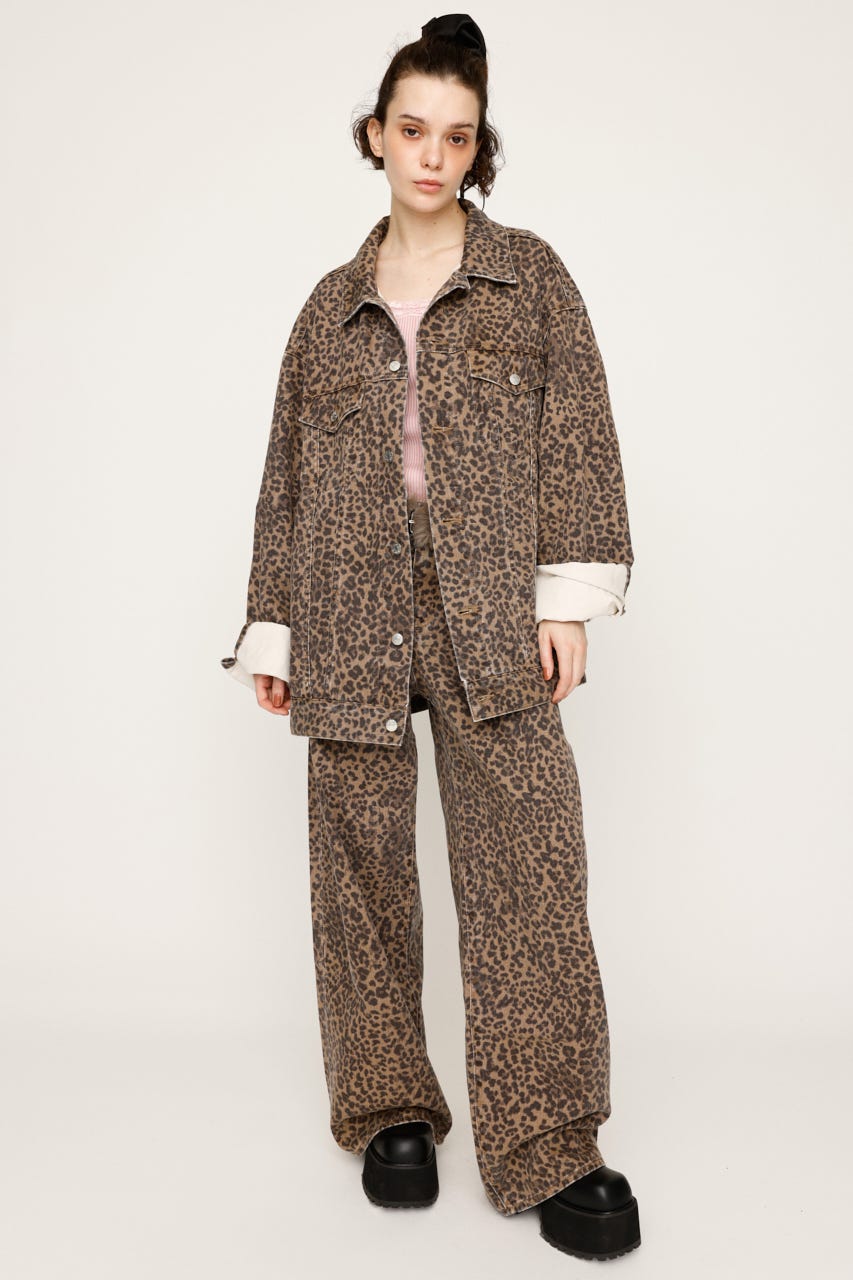SLY | LEOPARD 4XL DENIM JK-D (デニムジャケット ) |SHEL'TTER