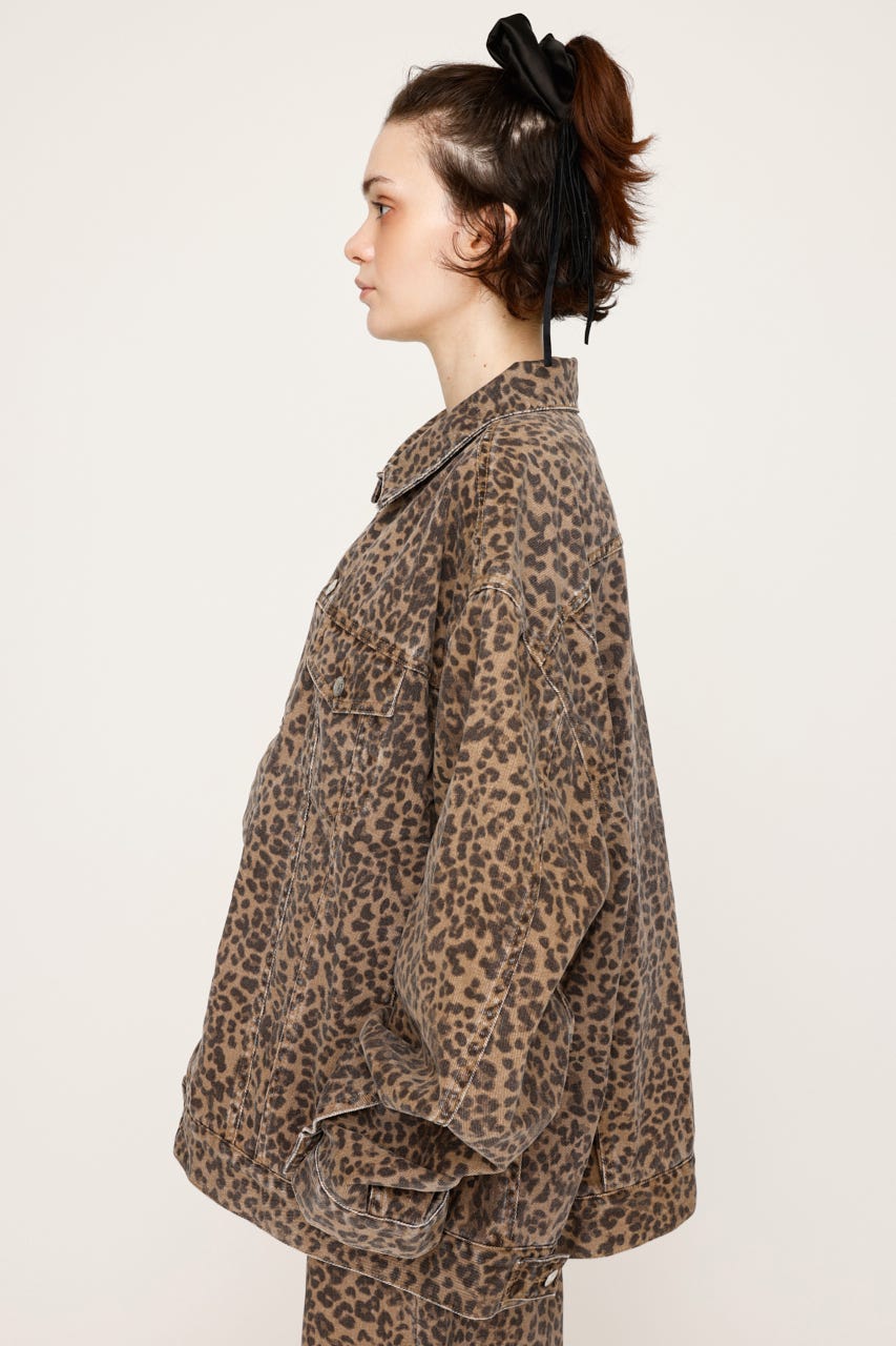 レオパードデニムジャケット SLY | LEOPARD 4XL DENIM JK-D (デニムジャケット ) |SHEL'TTER