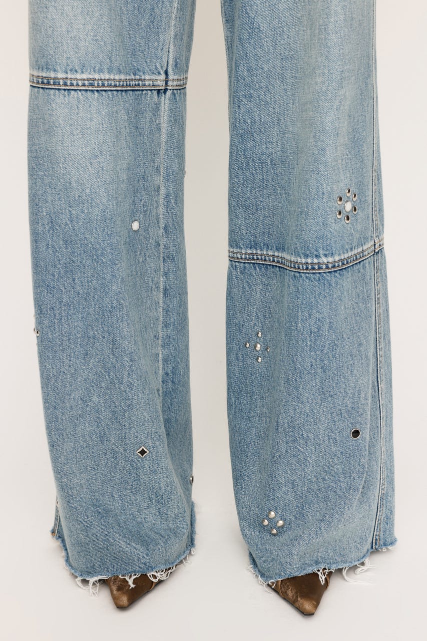 SLY | STUDS SEAM DESIGN FLARE PT-B (フレア ) |SHEL'TTER WEBSTORE
