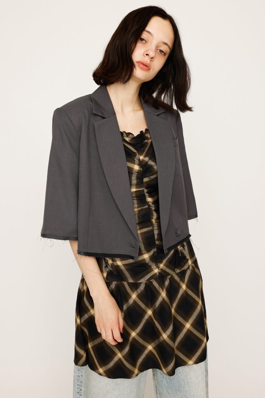極美品☆ツイードジャケット☆クリーニング済☆ MOUSSY／rienda／SLY 極美品☆ツイードジャケット☆クリーニング済☆ MOUSSY／rienda