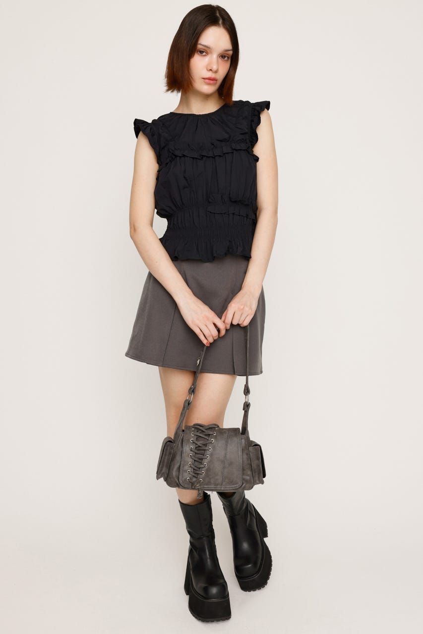 SLY | FRILL 2WAY RIBBON ブラウス (シャツ・ブラウス ) |SHEL