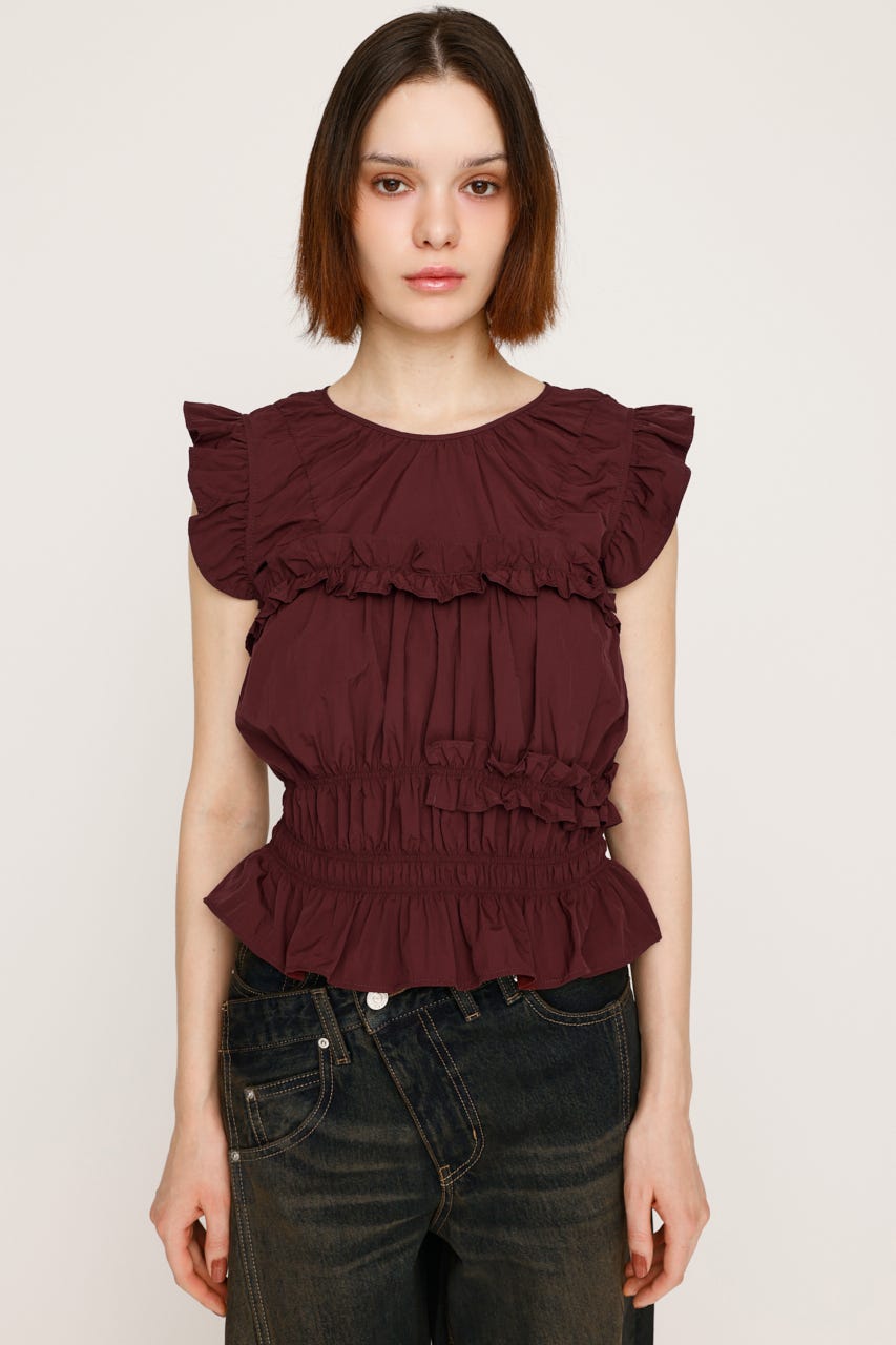 SLY | FRILL 2WAY RIBBON ブラウス (シャツ・ブラウス ) |SHEL