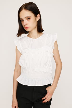 SLY | FRILL 2WAY RIBBON ブラウス (シャツ・ブラウス ) |SHEL
