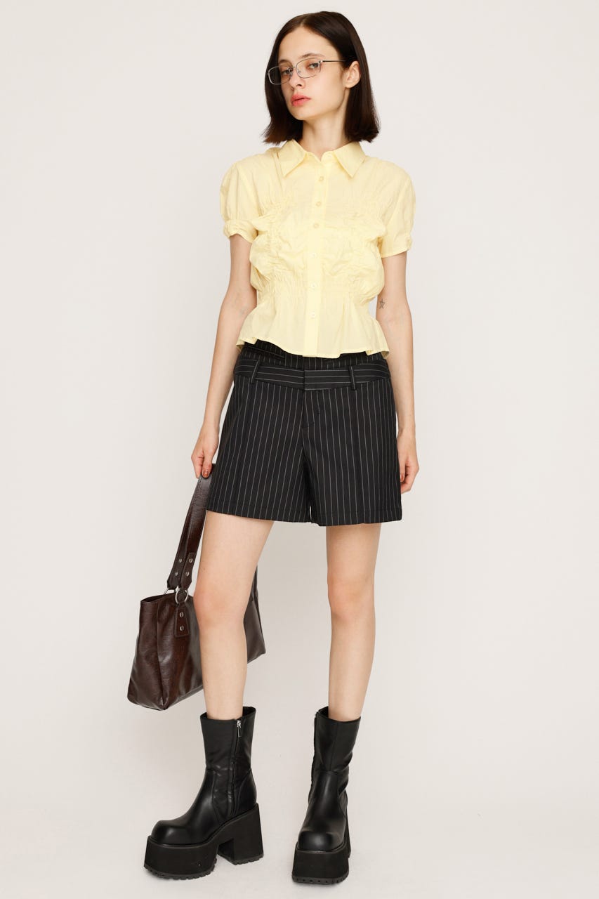 トップス louren random shirring tops SLY | RANDOM SHIRRING トップス (シャツ・ブラウス ) |SHEL
