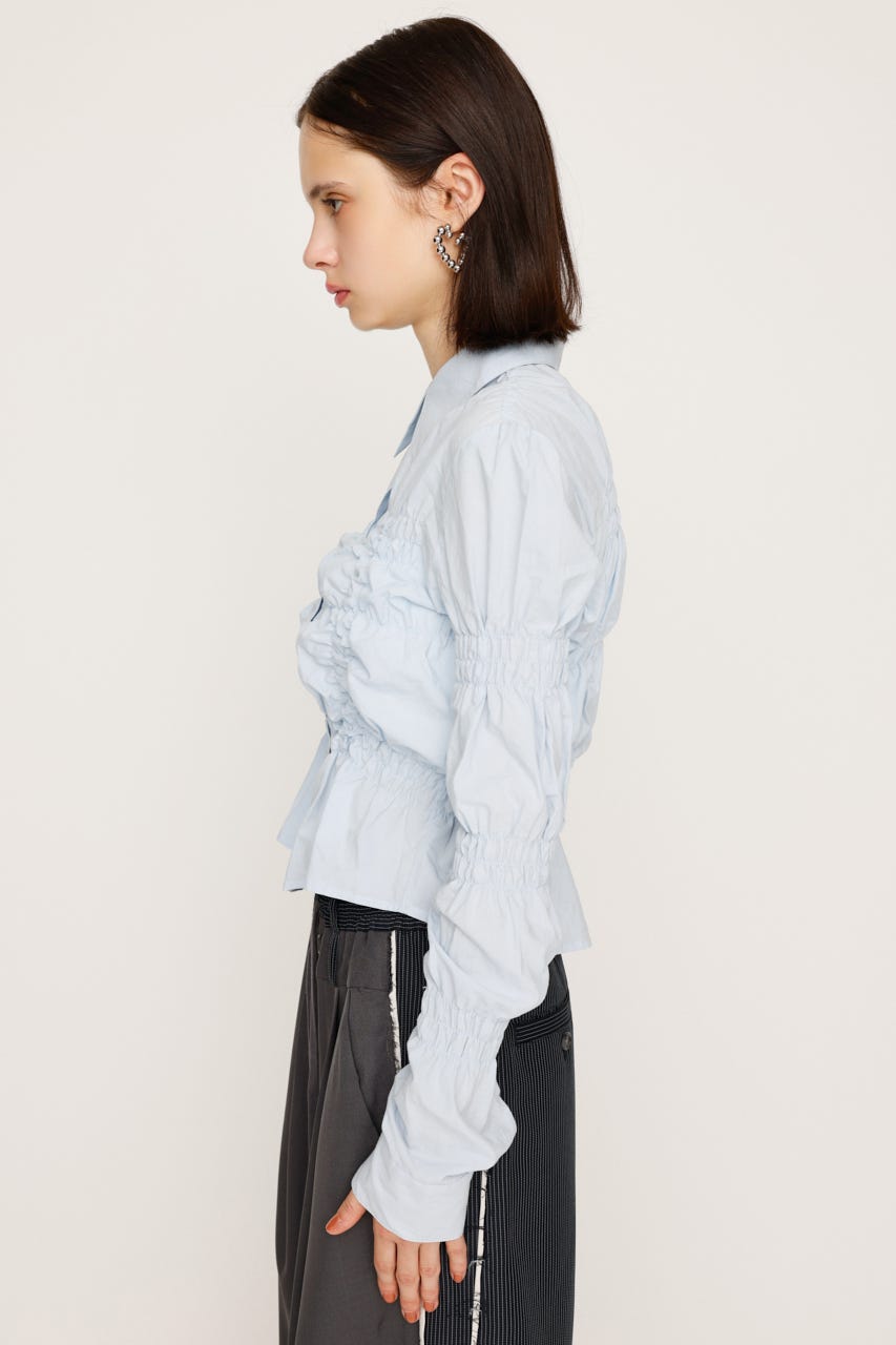 SLY | RANDOM SHIRRING トップス (シャツ・ブラウス ) |SHEL
