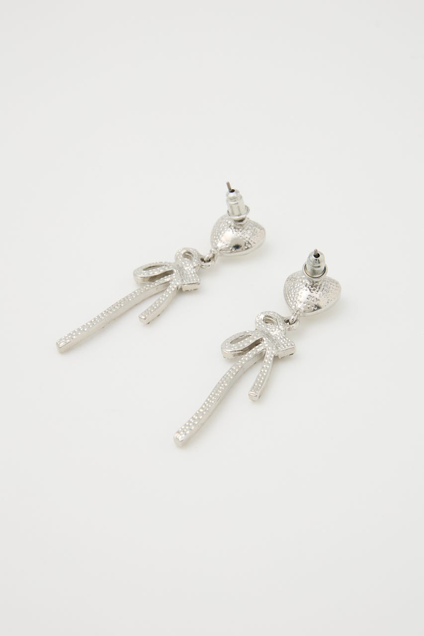 SLY | RHINESTONE HEART ピアス (ピアス・イヤリング ) |SHEL