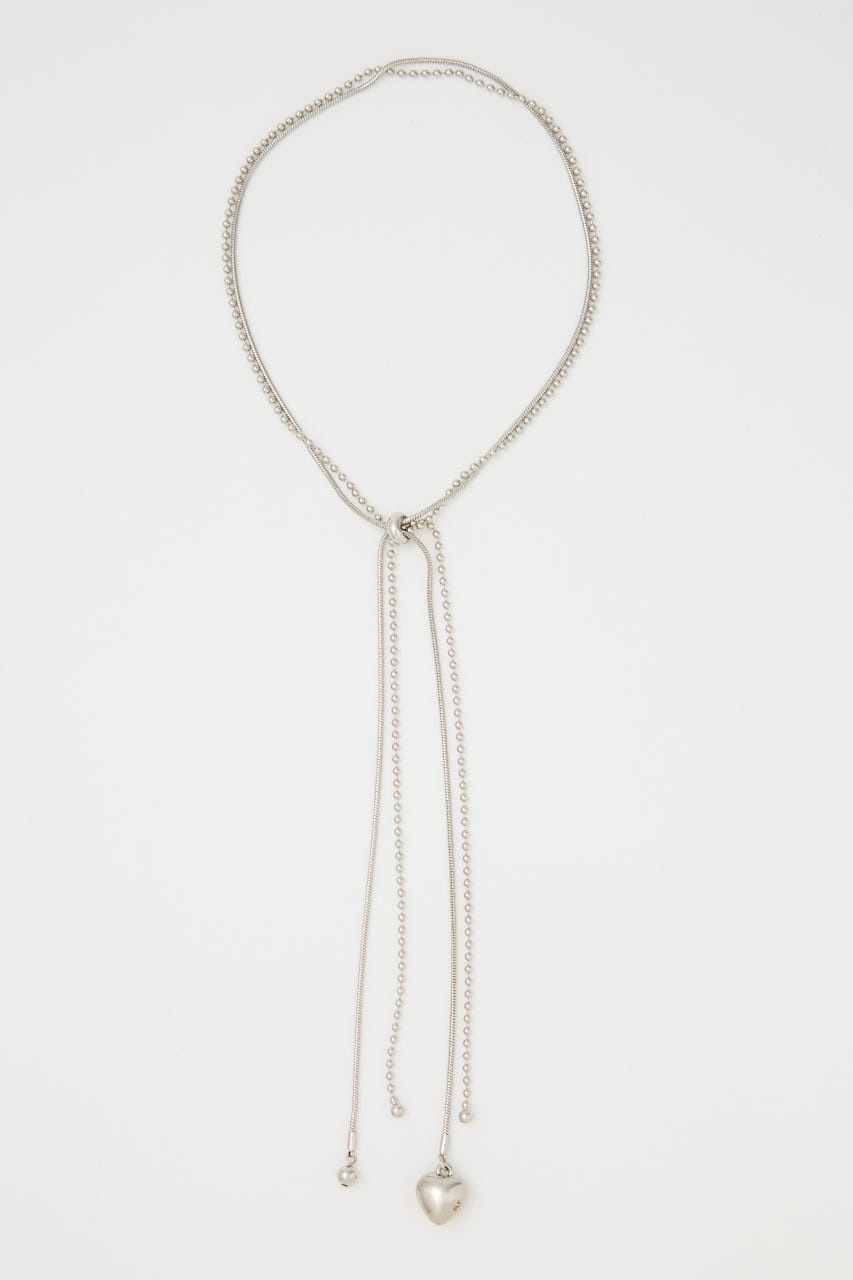 SLY | BALL CHAIN HEART MOTIF ネックレス (ネックレス ) |SHEL