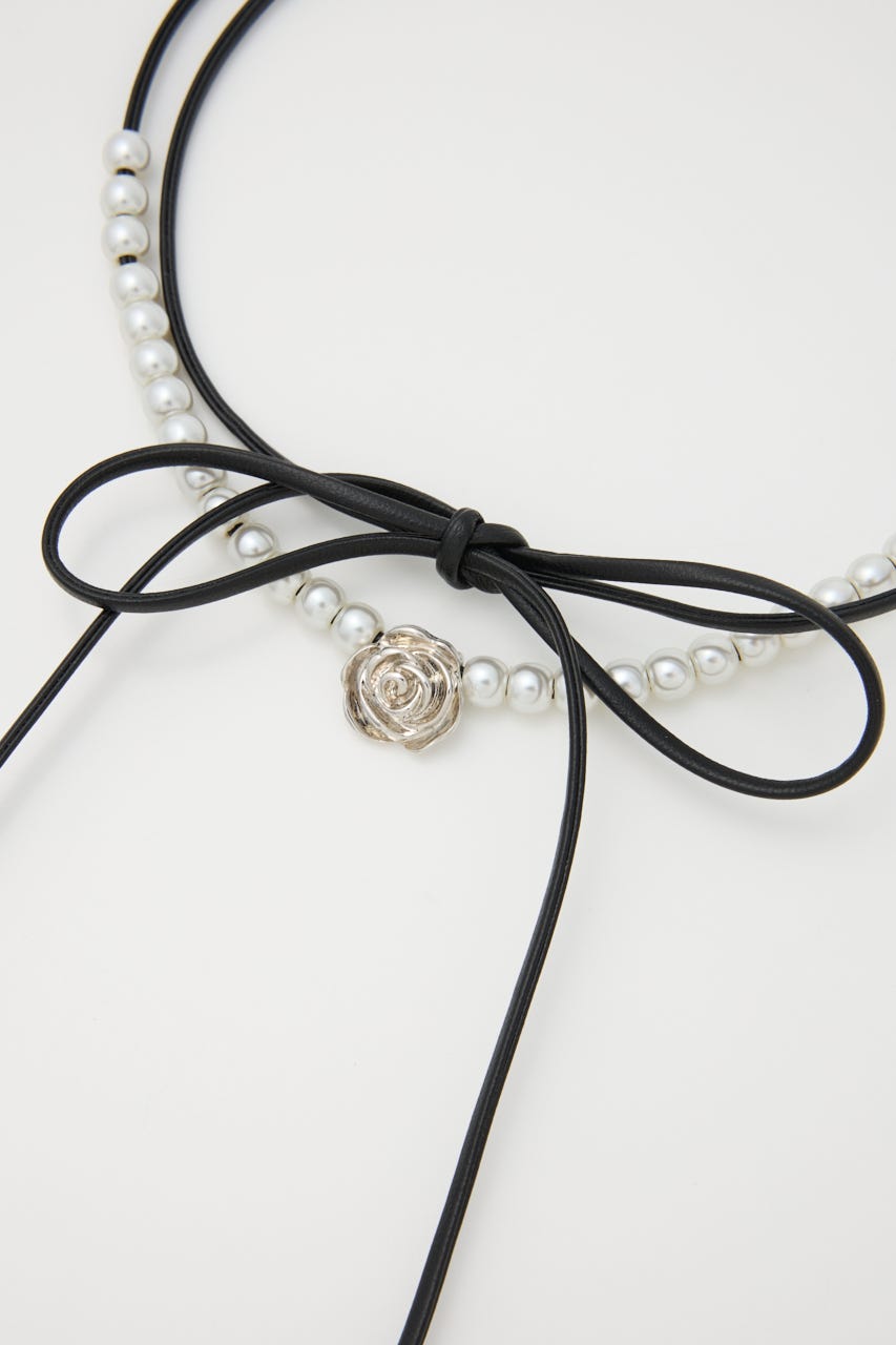 S.NAKABA 　チョーカー SLY | ROSE F／PEARL チョーカー (ネックレス ) |SHEL'TTER WEBSTORE