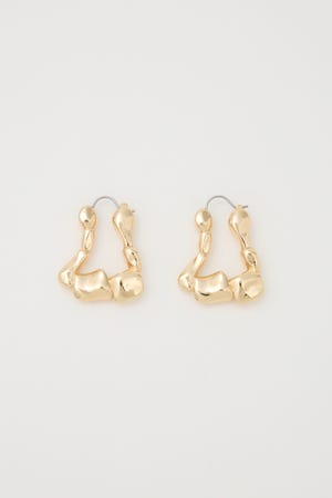 【1BUY5％OFF CAMPAIGN】DEFORMATION HOOP ピアス