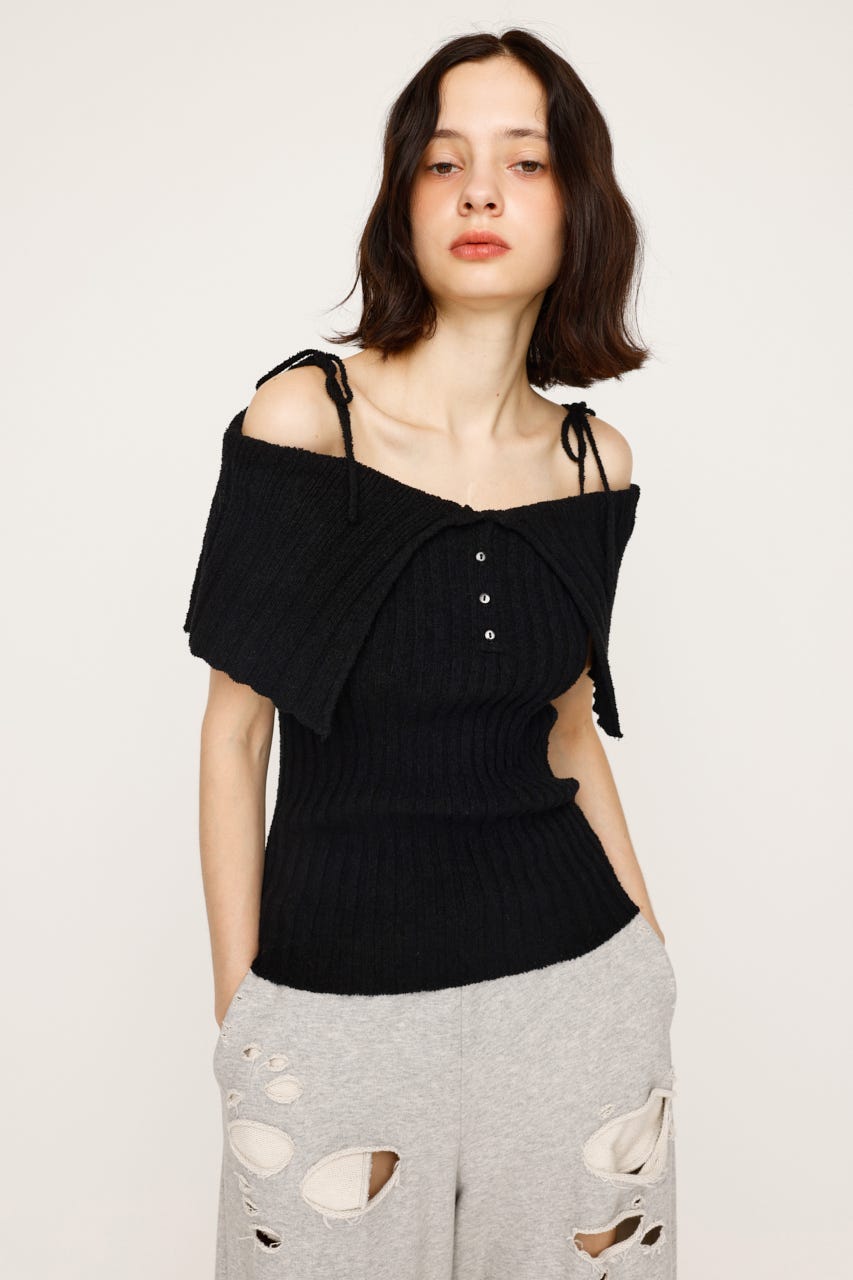 iberry様　オプション分 SLY | OFFSHOULDER RIB HG トップス (ニット ) |SHEL'TTER WEBSTORE