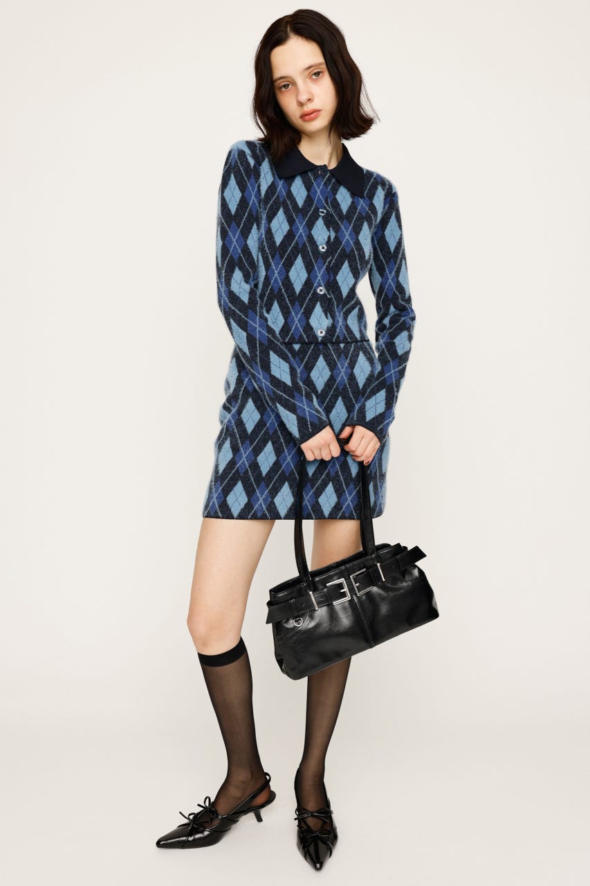 scl＊出品は７月中旬迄ページ SLY | ARGYLE CHECK HG POLO シャツ (ニット ) |SHEL'TTER WEBSTORE