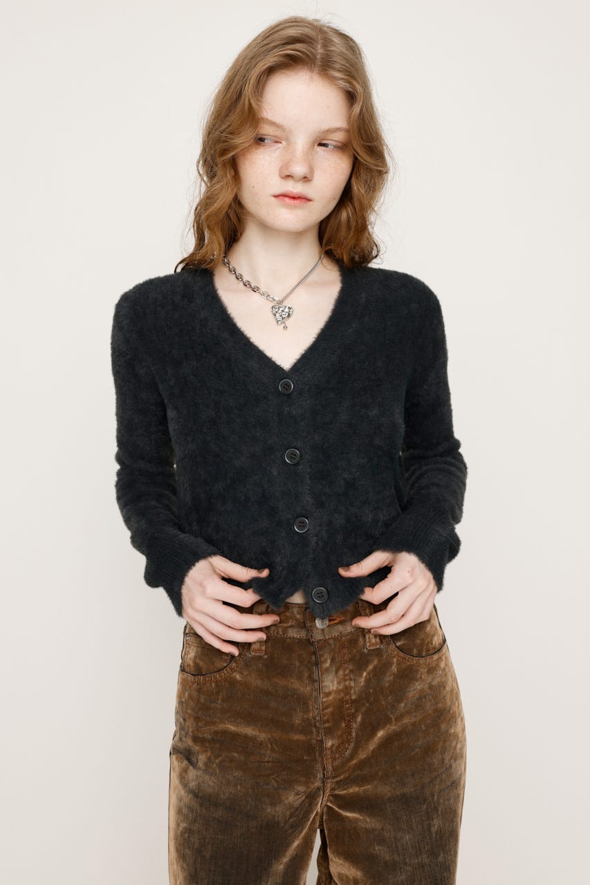 SLY 【LIMITED ITEM】SHAGGY LOOSE カーディガン 限定 SLY カーディガン 「限定カラーあり」SHAGGY LOOSE C/D シャギー