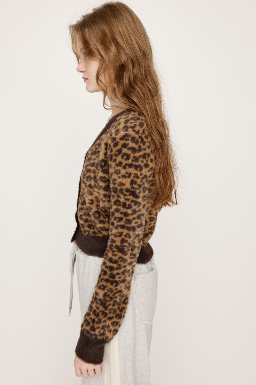 SLY | 【LIMITED ITEM】MINI SHAGGY V／N カーディガン