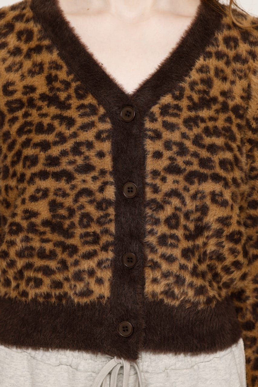 SLY | 【LIMITED ITEM】MINI SHAGGY V／N カーディガン