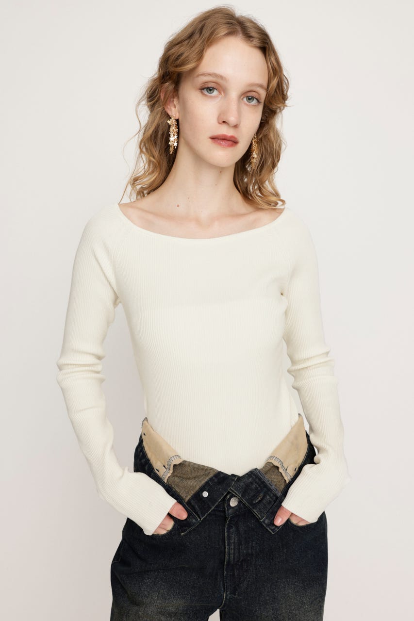 HG OFFSHOULDER トップス IVOY FREE