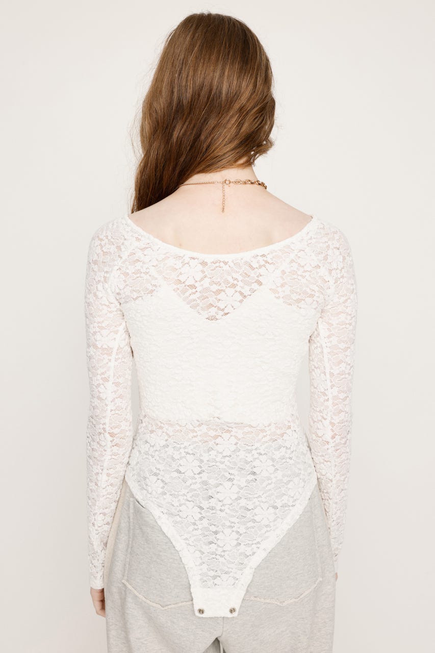 SLY | LACE BODY SUITS (Tシャツ・カットソー(長袖) ) |SHEL