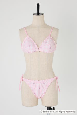 shellerビキニ SWIM WEAR]FRILLED ZIP BIKINI(S0037) | mikomori