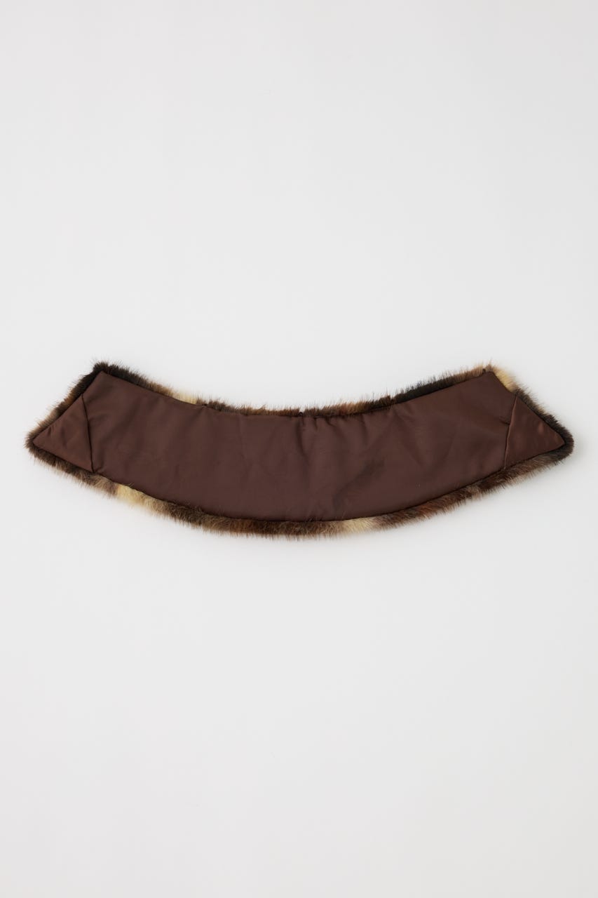 【ノベ】MARBLE FUR COLLAR Multi_1 FREE