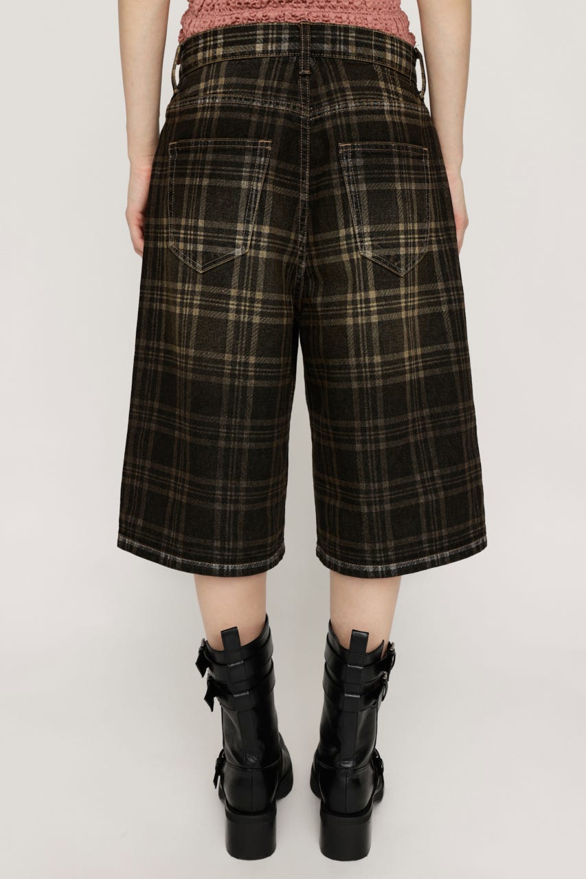 SLY BLEACH CHECK M/パンツ SLY | BLEACH CHECK M/パンツ (ショートパンツ ) |SHEL'TTER