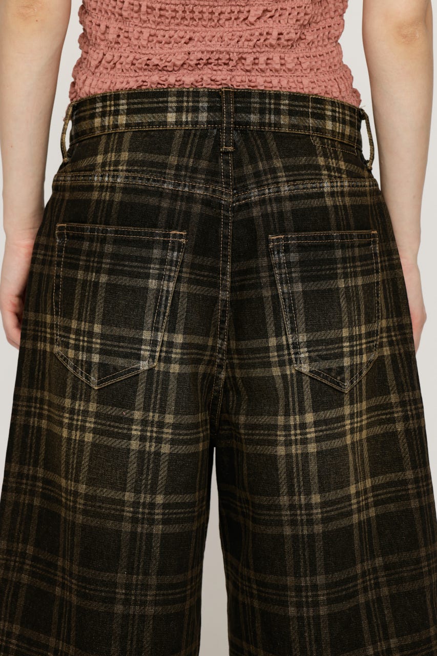 SLY | BLEACH CHECK M／パンツ (ショートパンツ ) |SHEL'TTER