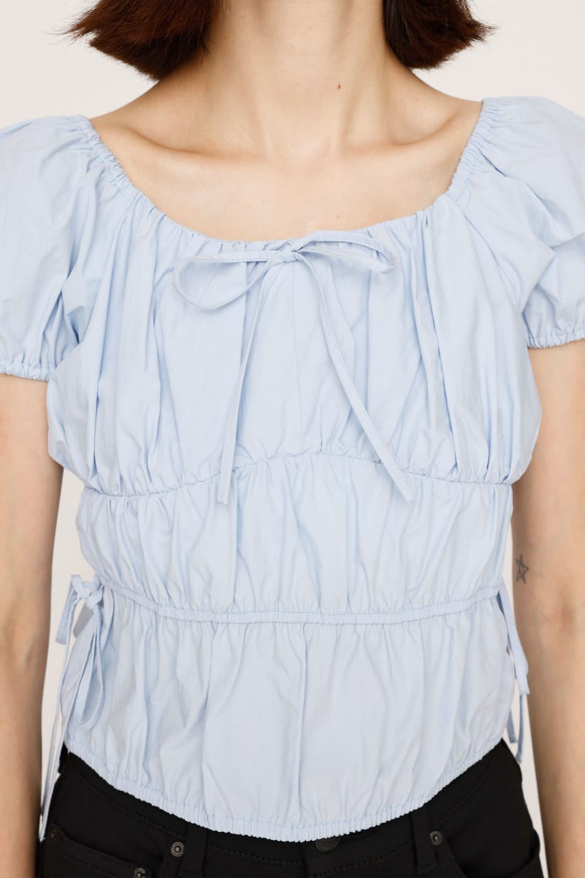 SLY | GATHER RIBBON ブラウス (シャツ・ブラウス ) |SHEL'TTER
