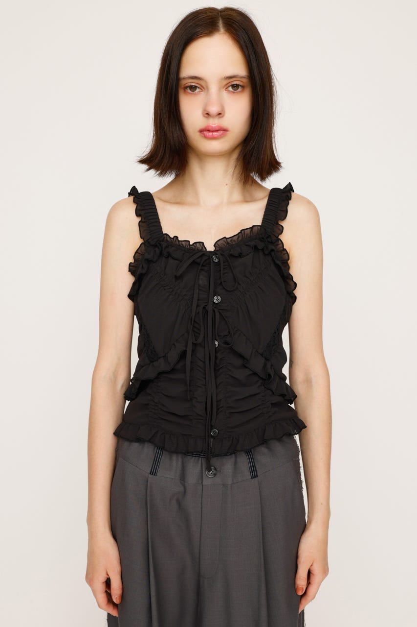 新品未使用最安値！　SLY SHEER SQUEEZE CAMI TOPS SLY | PK KNIT BUSTIER (ベアトップ ) |SHEL'TTER WEBSTORE