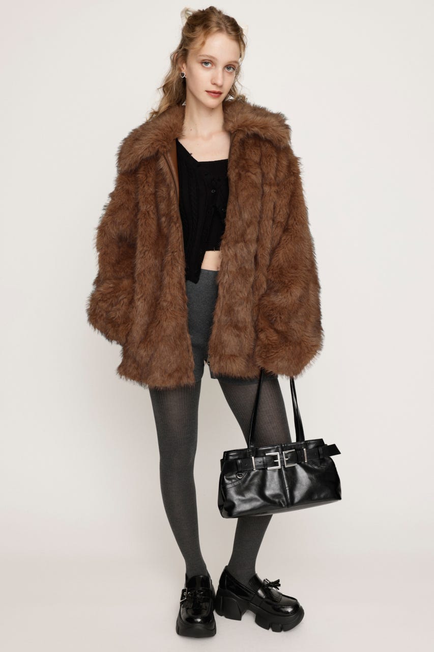 SLY | BIG COLLAR FUR コート (コート ) |SHEL'TTER WEBSTORE