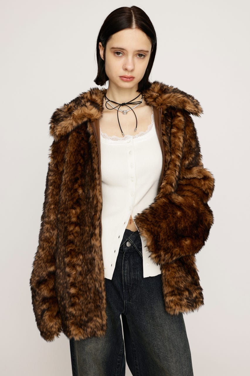 SLY | BIG COLLAR FUR コート (コート ) |SHEL'TTER WEBSTORE