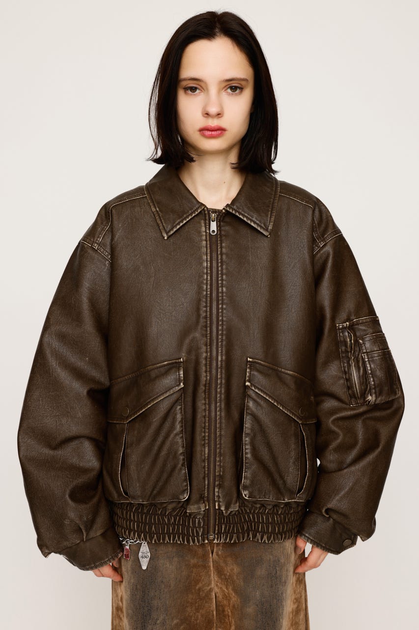 SLY ボアブルゾン 今シーズン！ SLY | 【完売カラーの再販予約スタート！】WASHED PUFFER