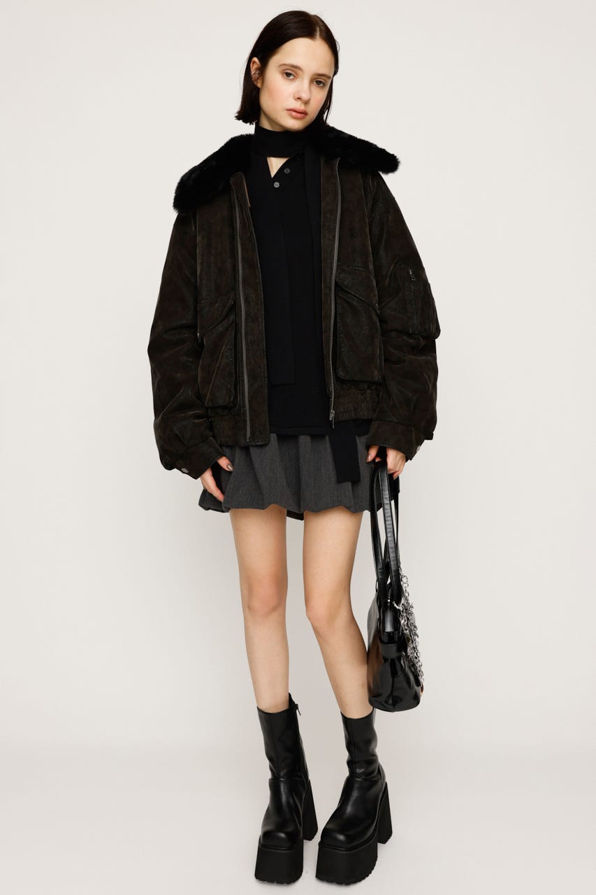 SLY WASHED PUFFER ブルゾン SLY | 【完売カラーの再販予約スタート!】WASHED PUFFER
