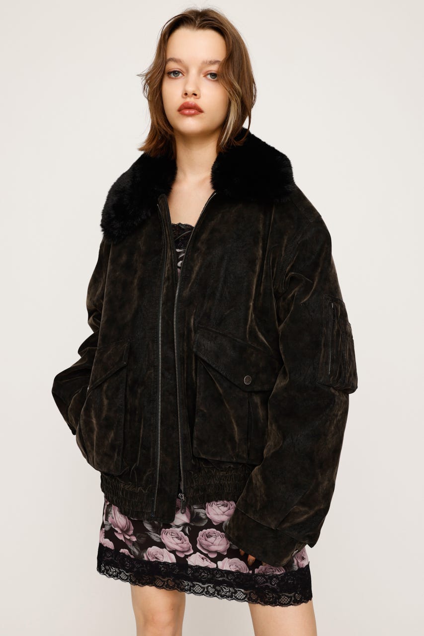 Sly レザージャケット　ファー SLY | MICHIXSLY FUR ジャケット (ジャケット ) |SHEL'TTER WEBSTORE