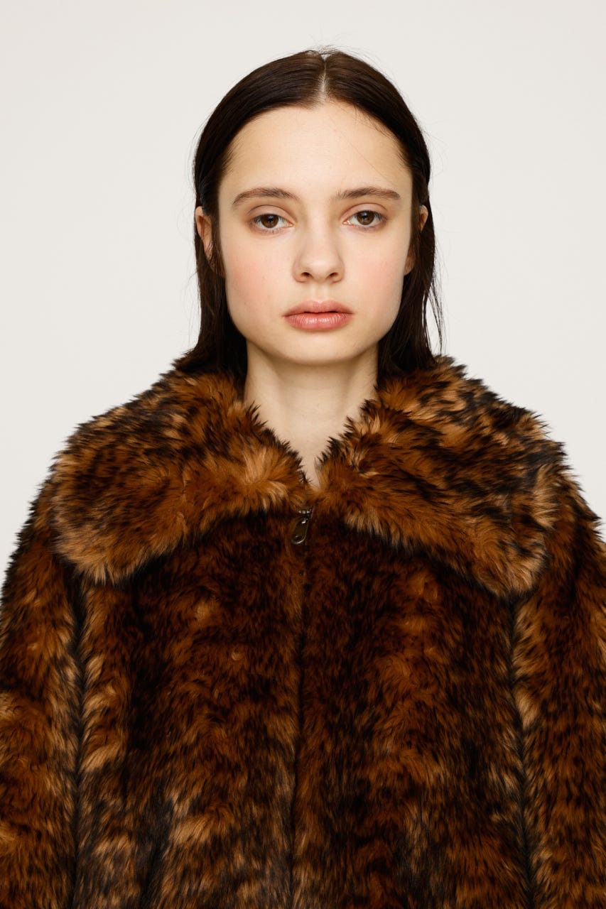 SLY | 【LIMITED ITEM】BIG COLLAR FUR S／コート (コート