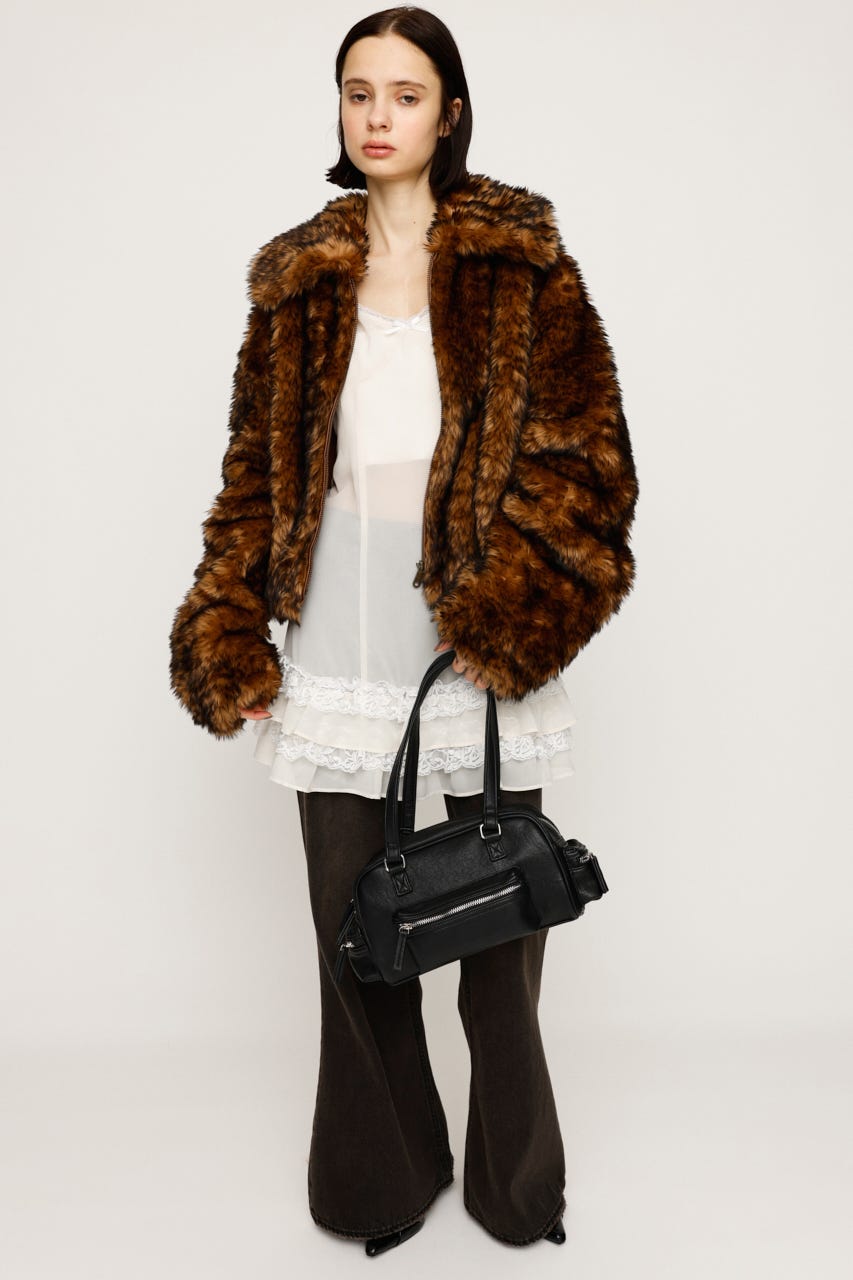 SLY マルチファーコート ✨新品✨限定品❣️SLY スライ マルチカラーファーコート - メルカリ