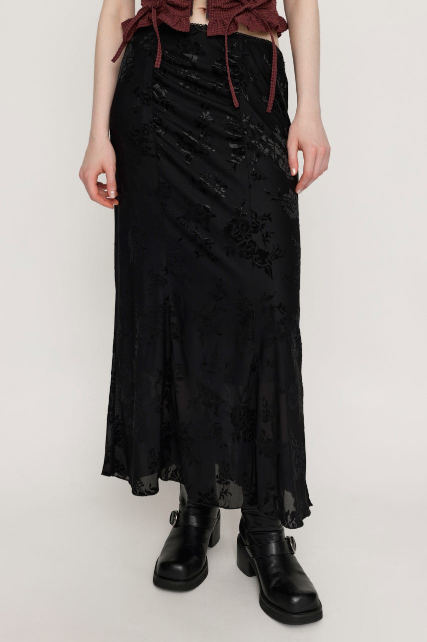 *静かに輝く、美しさの証*【HERMES】 Flared skirt Brides de Gala en Fleurs Esquisse