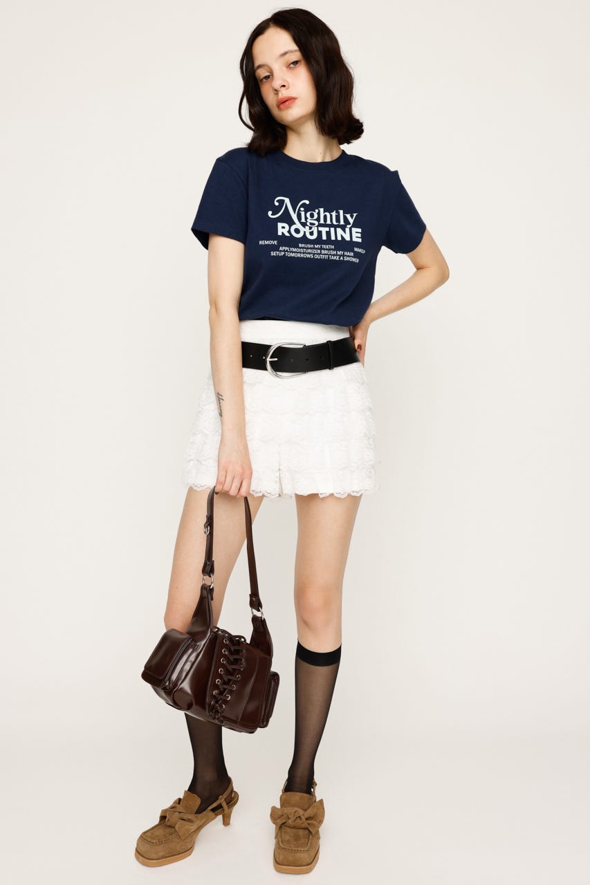 パンツ muguet frill lace short pants muguet frill lace short pants - メルカリ