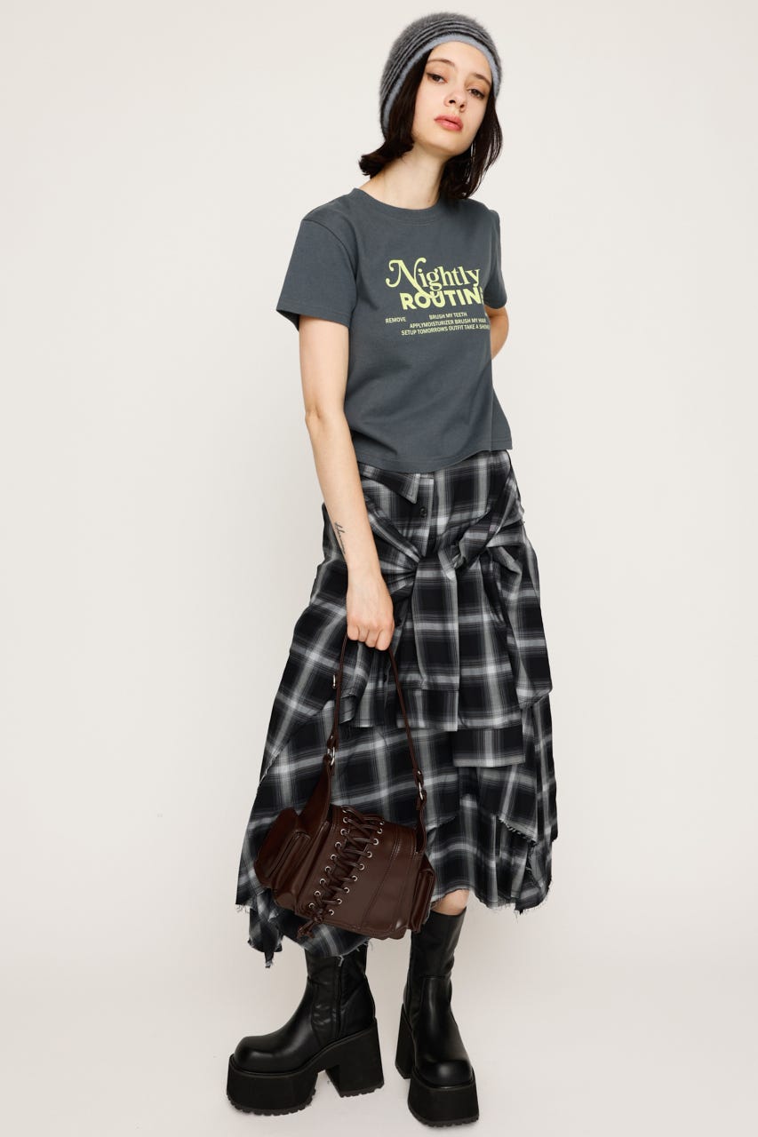 SLY スカート SLY | SEQUIN WRAP ロングスカート (スカート(ロング) ) |SHEL