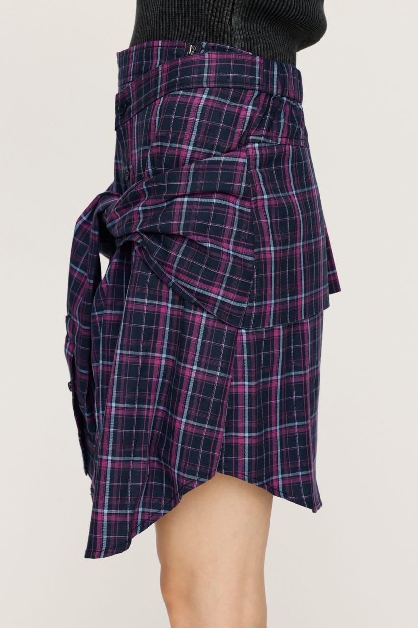UNDERCOVER HAZE期　コラージュスカート SLY | FRONT ZIP CARGO スカート (スカート(ミディアム) ) |SHEL