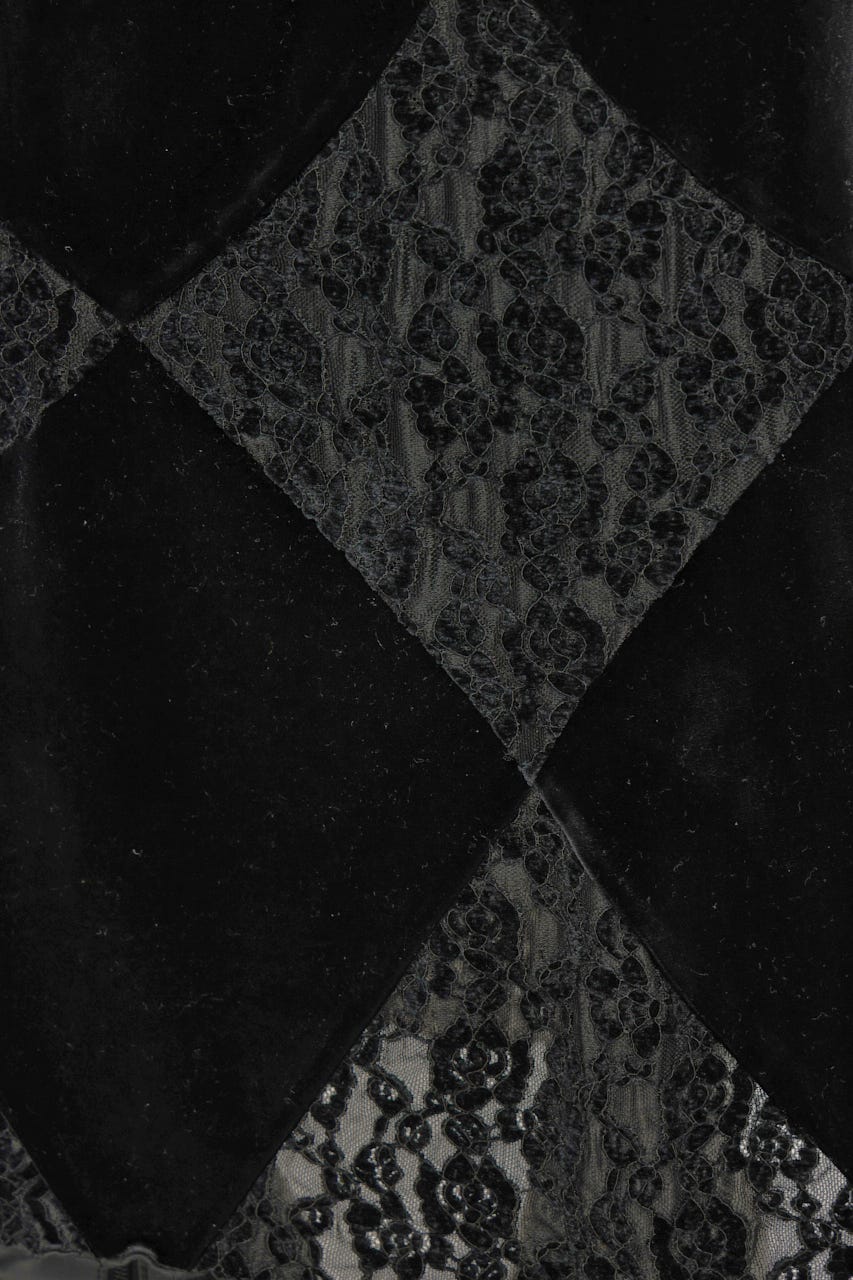 VELOUR ロングスカート BLK FREE