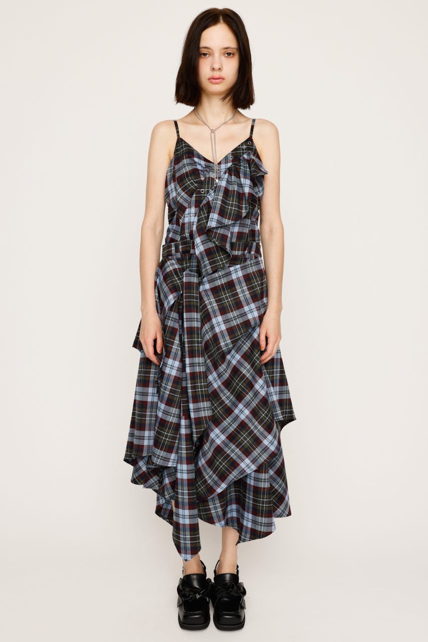 SLY LONG SLIT CAMI ワンピース SLY（スライ）の「LONG SLIT CAMI OP ロングスリット キャミ