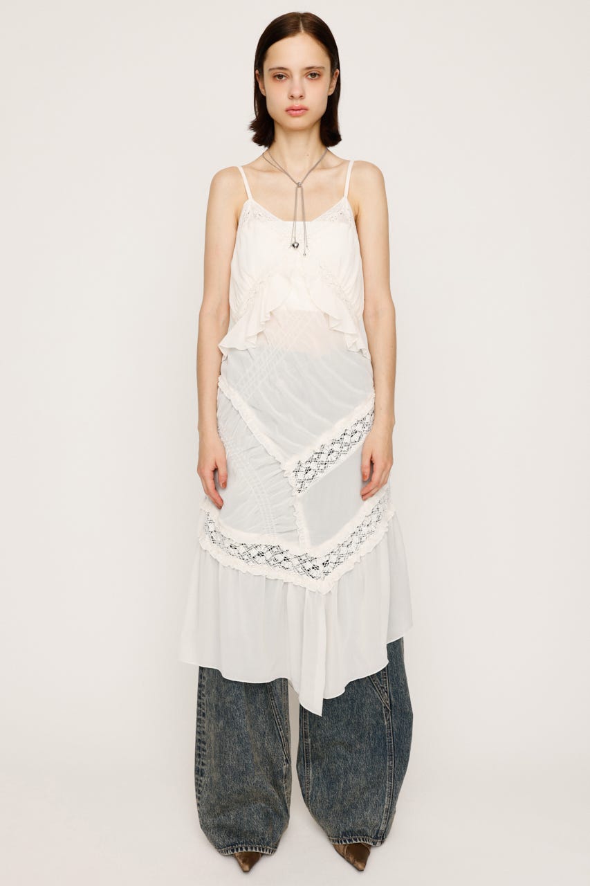 SLY SHEER SQUEEZE CAMI トップス SLY | SHEER SQUEEZE CAMI ドレス (ワンピース(ロング） ) |SHEL