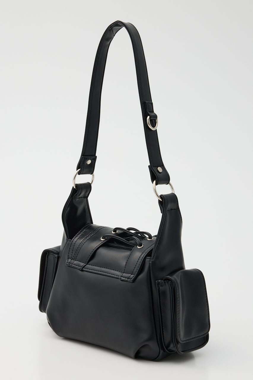 SLY ブラック ショルダーバッグ SLY ショルダーバッグ バッグ 「再入荷」GATHER STRING BAG