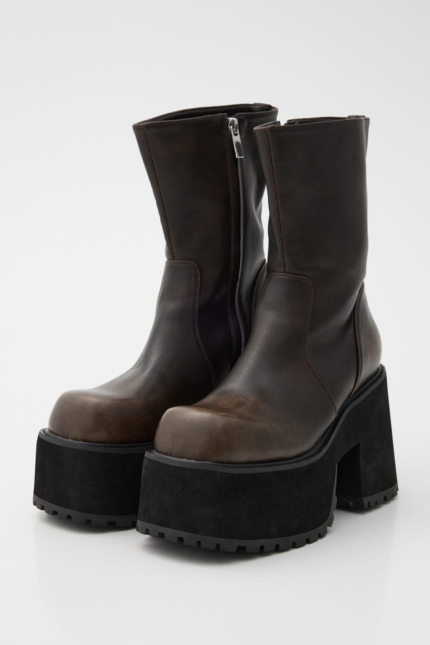 SLY ロングブーツ CHUNK SOLE LOAFER BOOTS SLY ブーツ CHUNK SOLE LOAFER BOOTS チャンク ソール