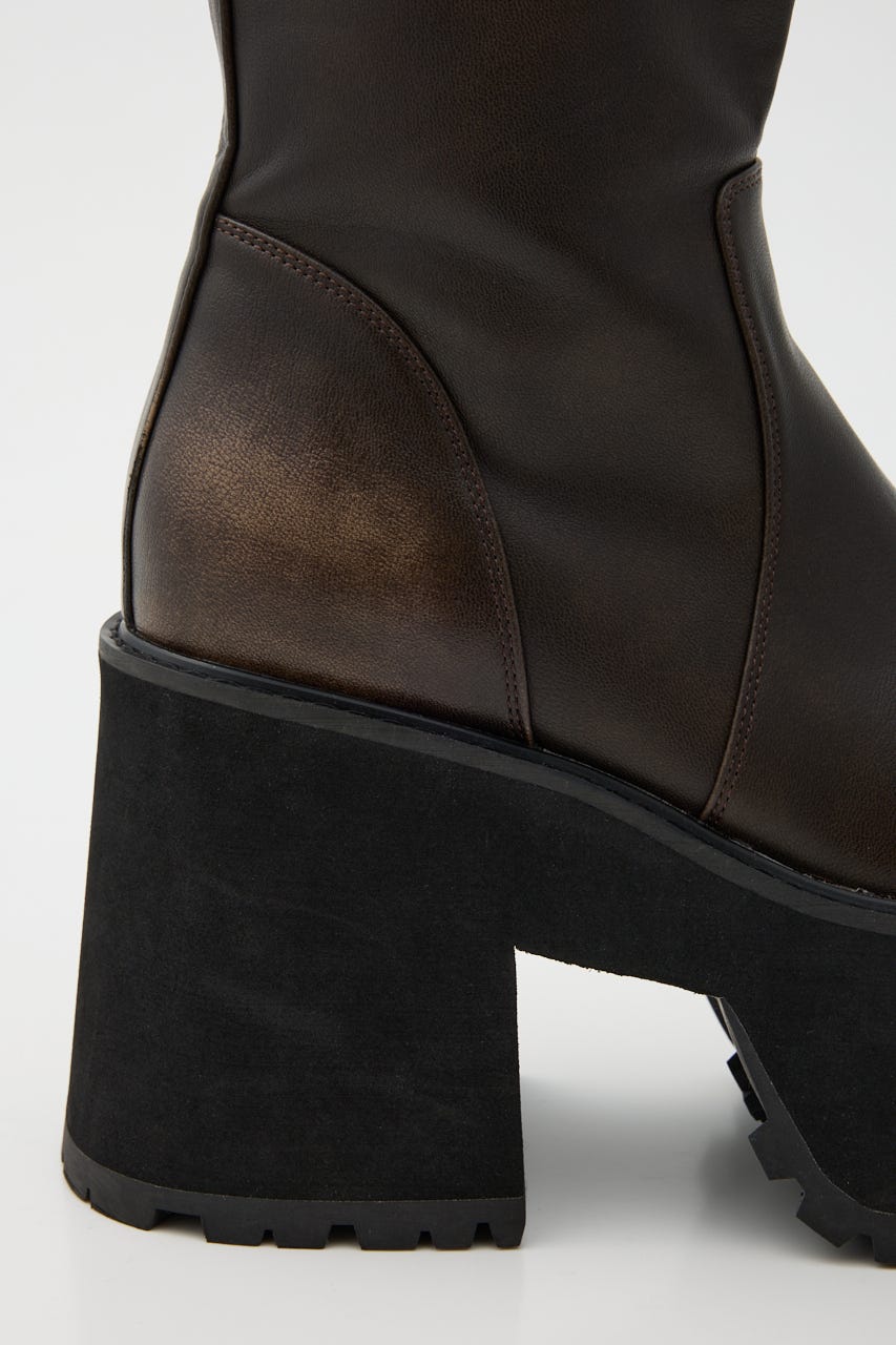 SLY ロングブーツ CHUNK SOLE LOAFER BOOTS SLY ブーツ CHUNK SOLE LOAFER BOOTS チャンク ソール