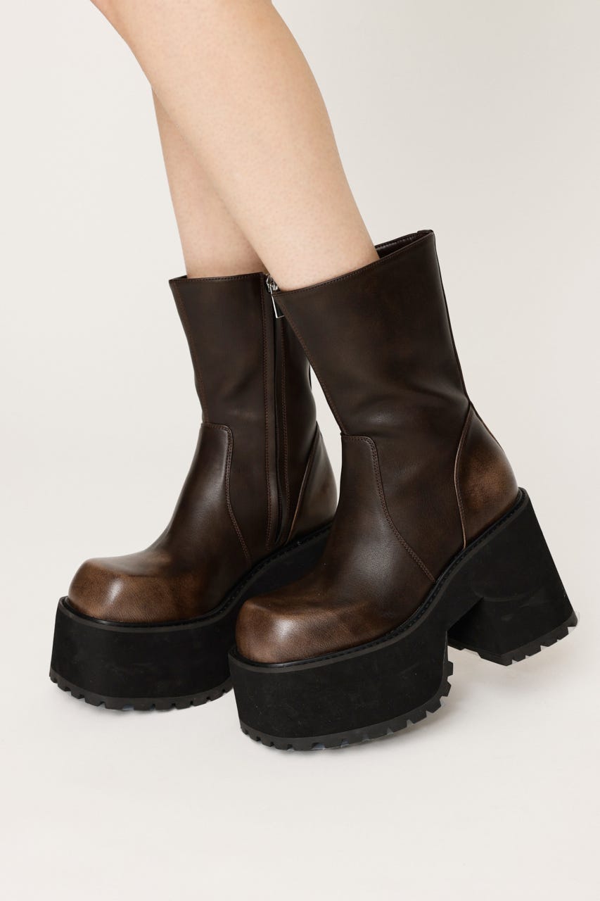 CHUNK SOLE KNEE ブーツ／スライ（SLY） 楽天市場】【SALE／50%OFF】CHUNK SOLE KNEE ブーツ SLY スライ