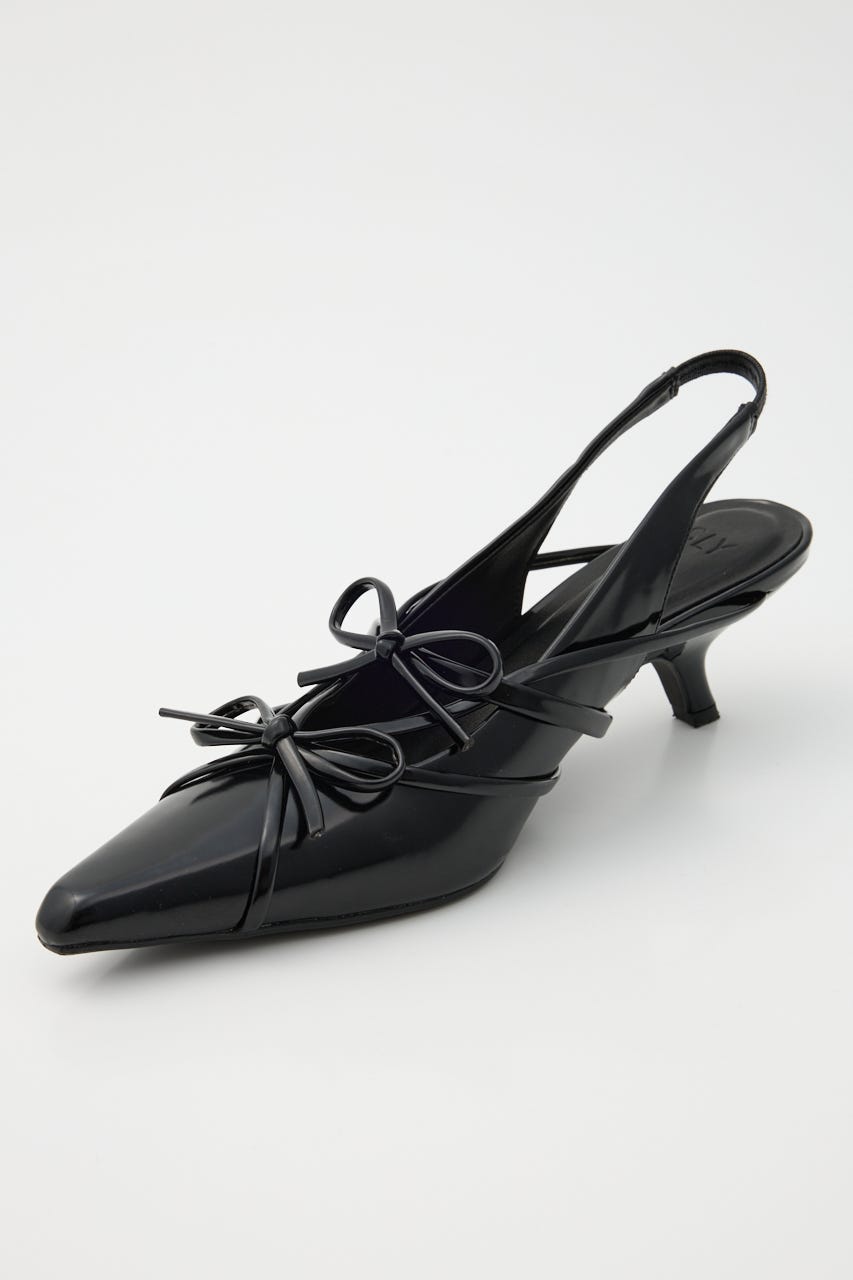 【未使用】Hills Avenue リボン付 シルバー ミュール 22 Fille Silver Women's Kitten heels | Call It Spring Canada
