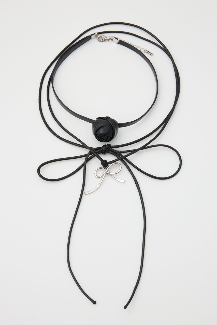 SLY | ROSE RIBBON CHOKER SET (ネックレス ) |SHEL'TTER WEBSTORE