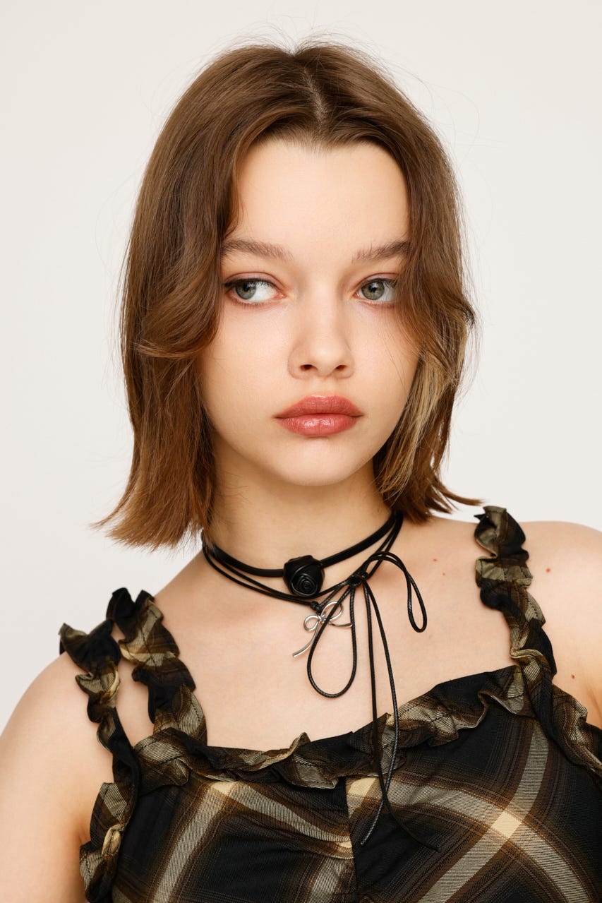 SLY | ROSE RIBBON CHOKER SET (ネックレス ) |SHEL'TTER WEBSTORE