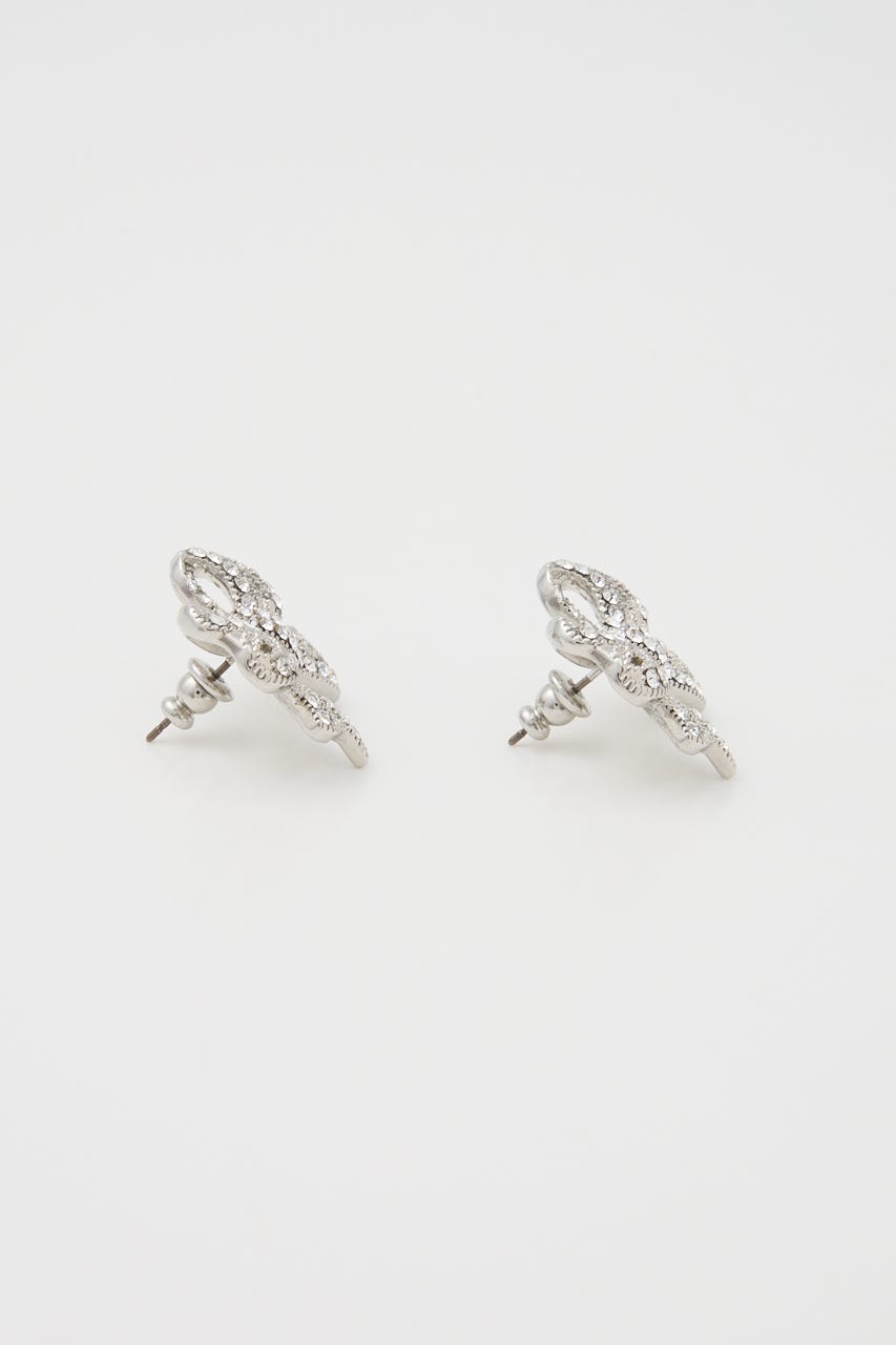 SLY | BIJOU RIBBON ピアス (ピアス・イヤリング ) |SHEL'TTER