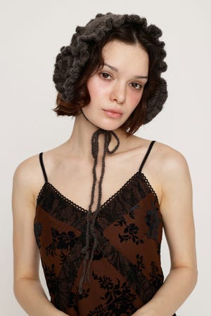 SLY | FLOWER KNIT HEADドレス (ヘアアクセサリー ) |SHEL'TTER