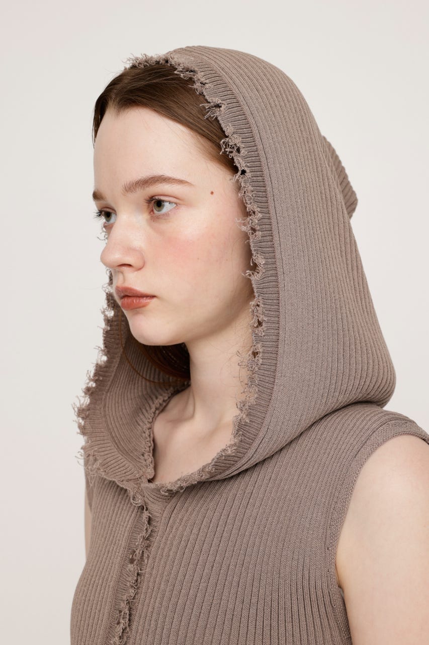 その他 SALSATION Knitwear Hoodie Blouse M T31_COVER_Salsation__1094_Gray